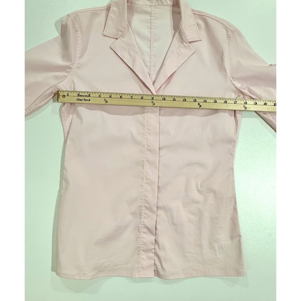 Lis Lareida Catharina Light Pink Stretch Cotton Blouse Size 38EUR  6-8US W433 - Picture 7 of 10